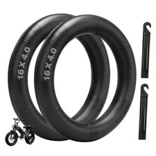 2 Pack 16x4.0 Fat Tire Tube, Heavy Duty Butyl Rubber Inner Tubes with Schrader