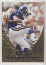 1997 Pinnacle Action Packed Gold Impressions Warren Moon #6 HOF 6a4