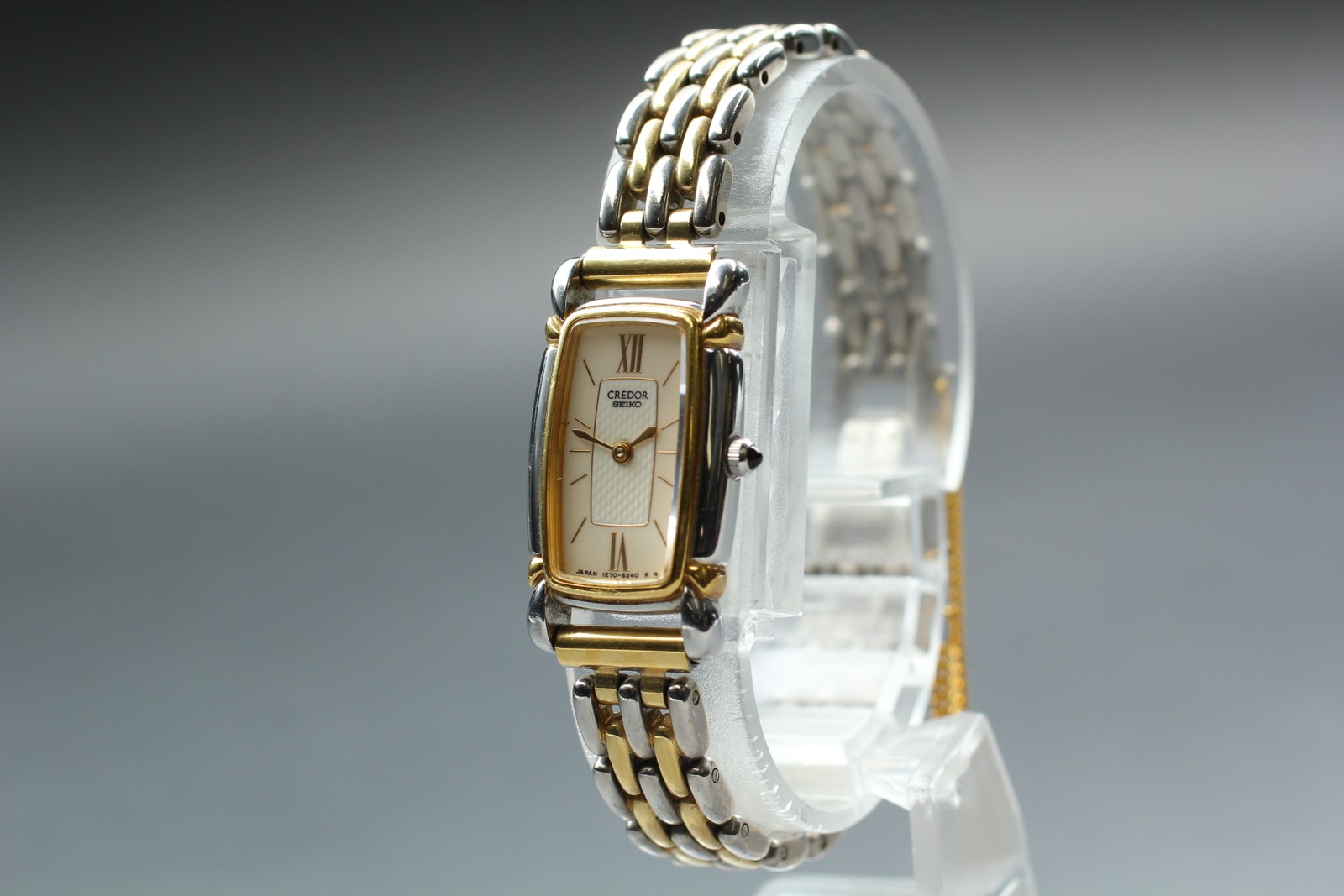 [Exc+5] SEIKO Credor 1E70-3150 18KT Women's Quartz watch From JAPAN