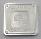 Geiger Edelmetalle 1 Oz .999 Silver Square Bar - Item#305