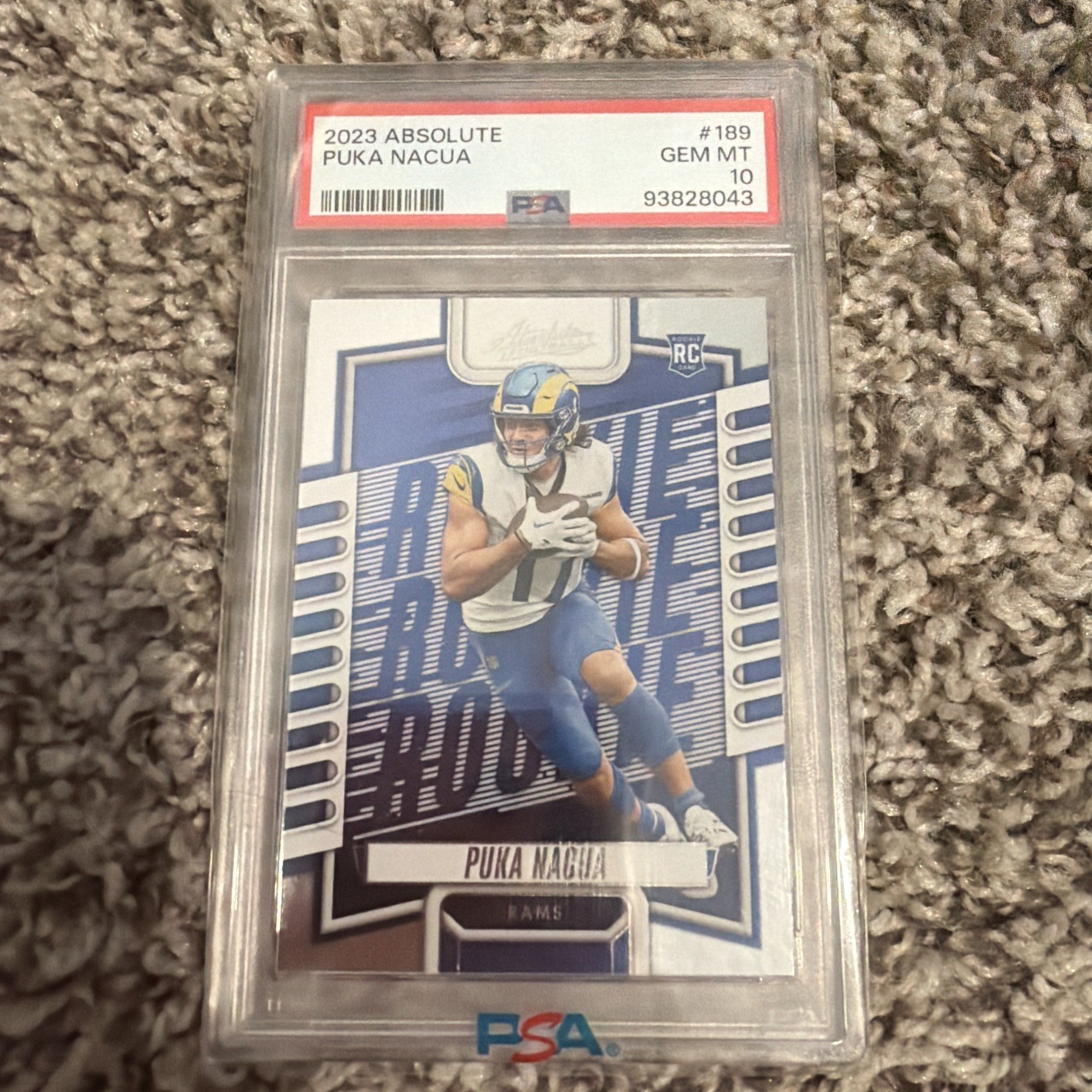 Puka Nacua Panini Absolute #189 Base