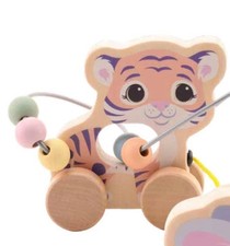 Joueco - The Wildies Family Rollende diren met kralenbaan