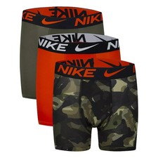 Nike Dri-Fit Boys Boxer Briefs Camo Size Small 3-Pack NEW