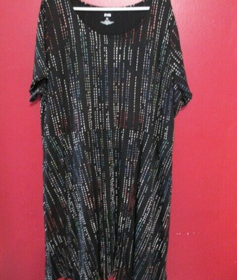 Evri Women's Dress short sleeve round neck size 3x
