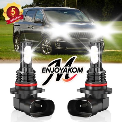 For Kia Sedona 2015-2021 8000lm 2x LED Fog Light Bulb Conversion Kit High Power