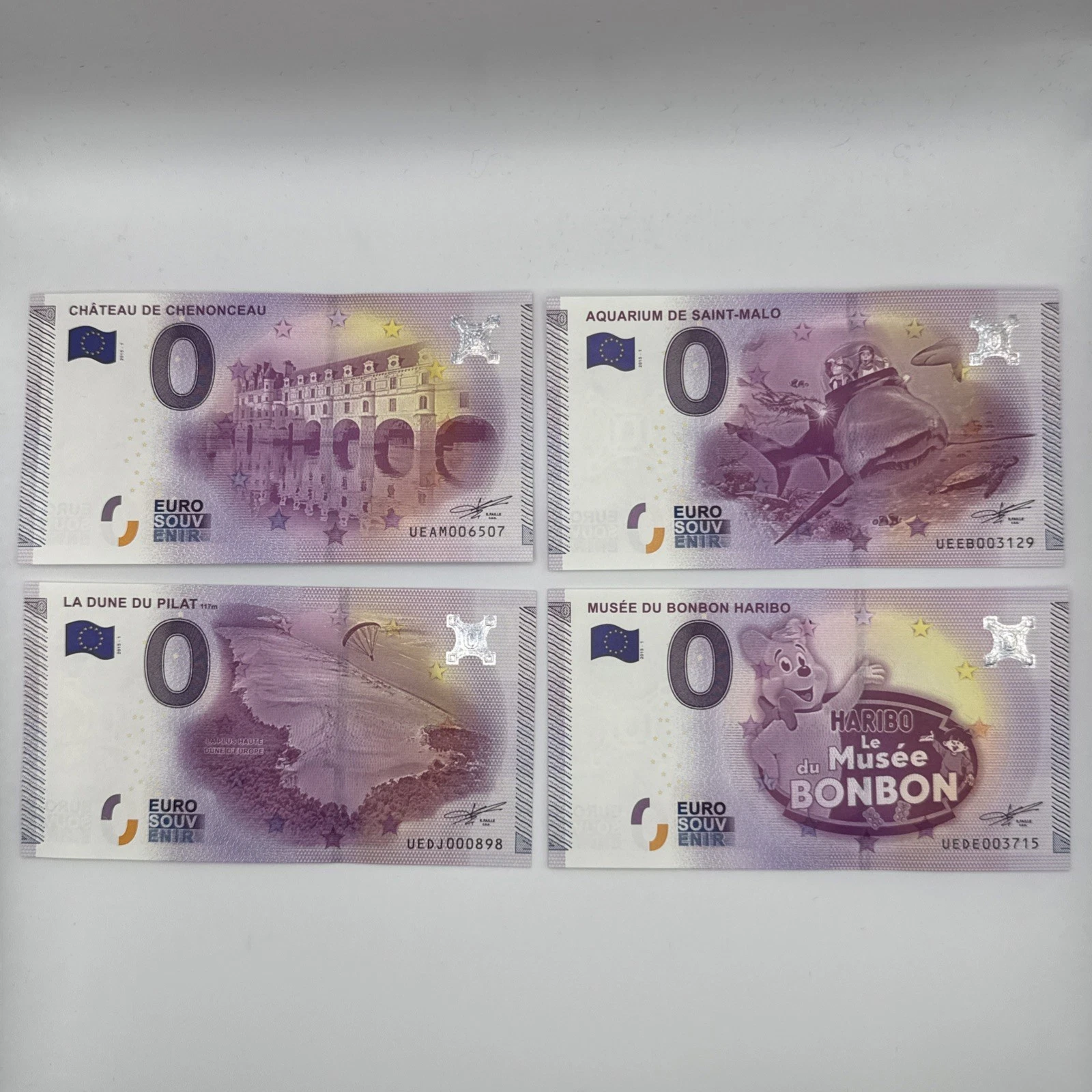 Billet  Zéro 0 € Euro Touristique / Souvenir  2015