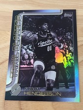 2025 Topps Scoot Henderson Blackout Variation #122 Trail Blazers