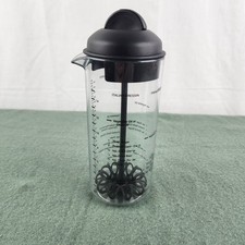 Pampered Chef 16 oz Measure Mix & Pour Salad Dressing Mixer Maker Retired #2265