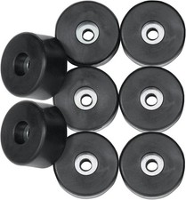 1 or 8 Rubber Ft Bumper Amp Speaker Guitar Amplifier Cabinet Rubber Bumper 1.5"