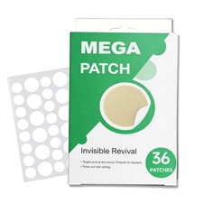 Mega Patch Hydrocolloid Pimple Patches for Face 36 Count Pack of 1 , neutral