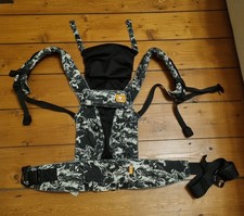 Tula Explore Baby Carrier In Marble Print With Hood coast cool mesh panel summer