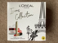 LOREAL  PARIS BEAUTY ICONS COLLECTION FULL SIZE TIMELESS BEAUTY CLASSIC GIFT SET