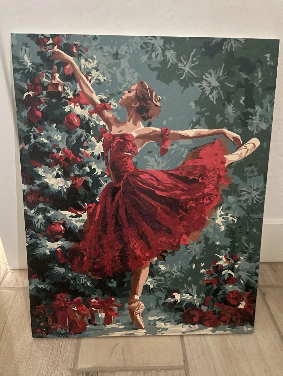 chinese dress ladies Passionate Flamenco Dancer painting – Leon Devenice