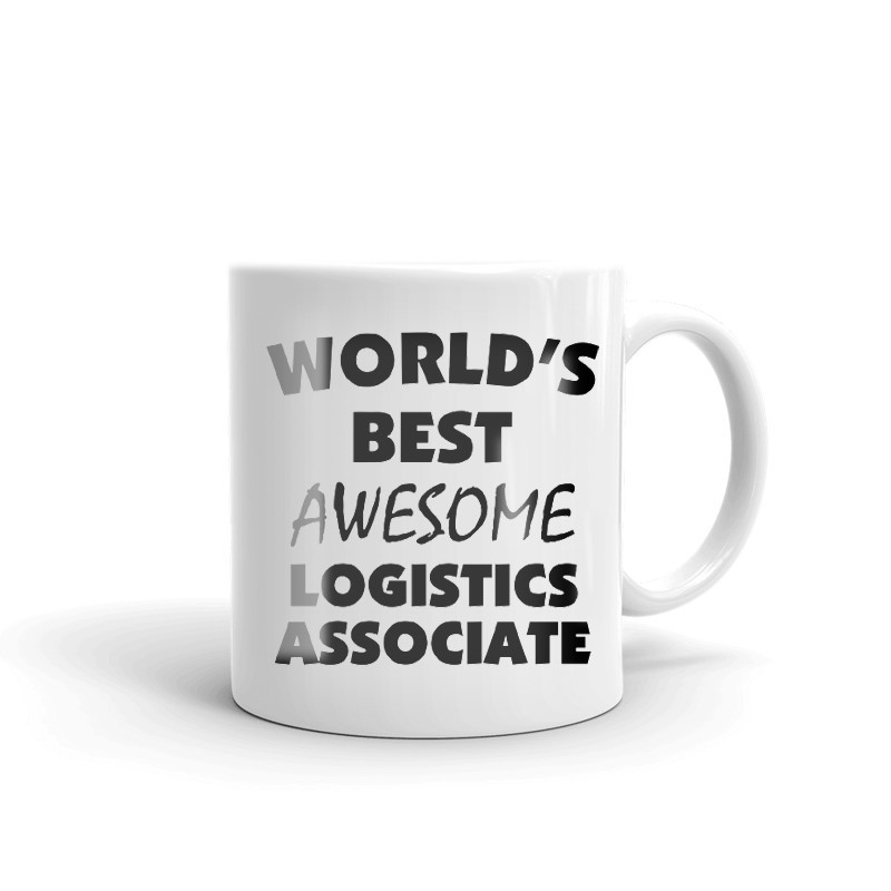 World's Best Awesome Logistics Associate Coffee Tea Ceramic Mug Office Cup Gift