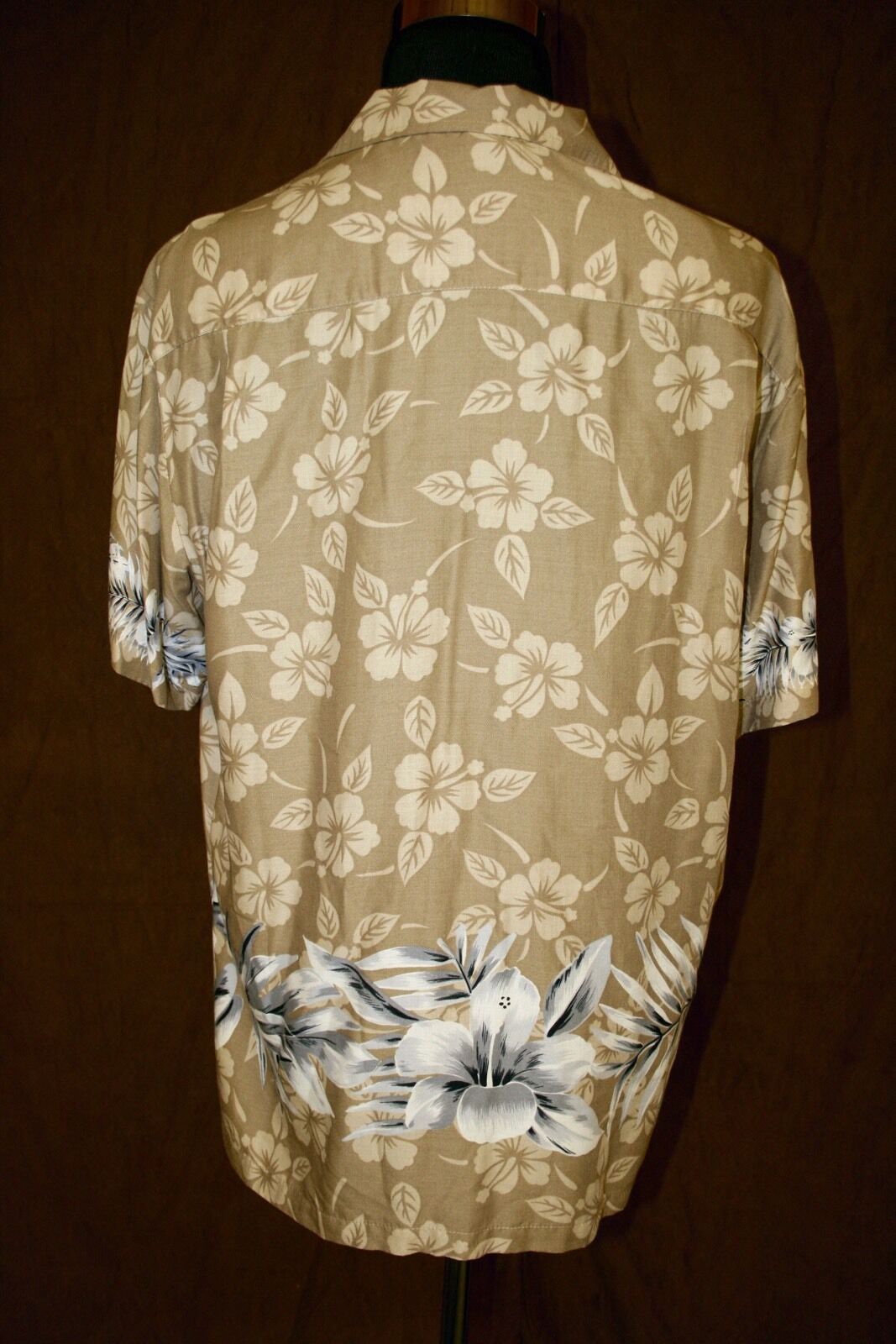 Kennington Hawaiian Button Front Shirt Rayon Flor… - image 4