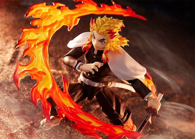 Figma Demon Slayer Kyojuro Rengoku Modelo De Brinquedo Colecionável action  figure boneco articulado