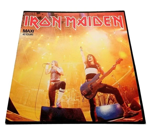 Iron Maiden - Running free - Maxi single Collector 1985 Near Mint