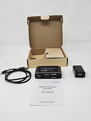 (Used) HDMI to Component Converter with Scaler Function (Digital to Analog)
