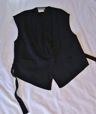 Vintage Men's Yohji Yamamoto Formal Vest from the 1980's
