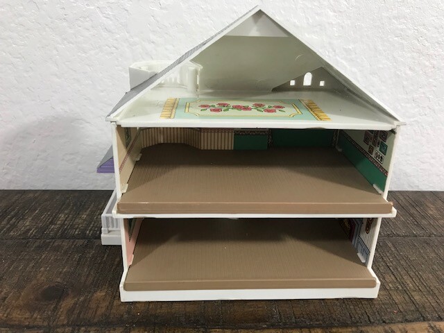 Vtg My Pretty Dollhouse 1994 Lewis Galoob Miniatures House Family Figures