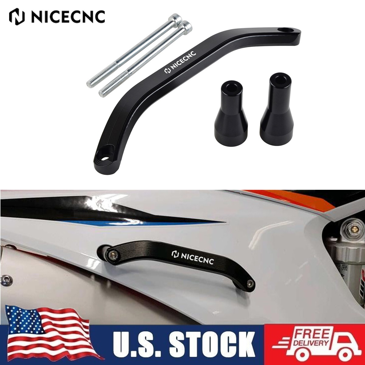 NICECNC Rear Lift Grab Handle For KTM 150 250 300 350 500 EXC XC-W