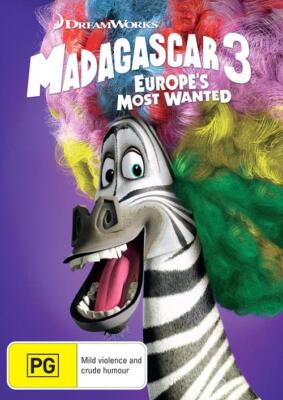 Madagascar 3 - Europe's Most Wanted (DVD, 2014)