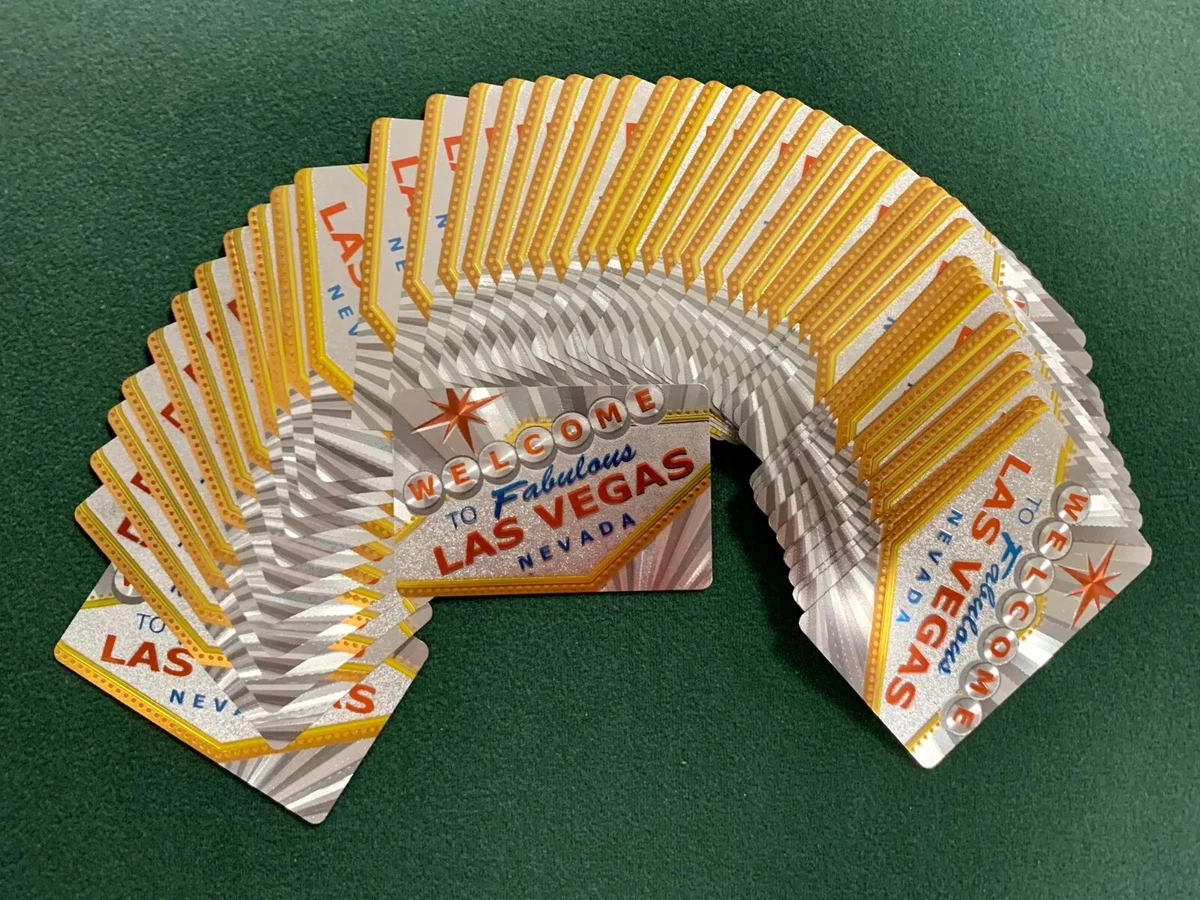 Jeu De Cartes à Jouer Vintage 'Green Silver Slipper' Las Vegas - Paulson - Complet - Vintage (Avant 1970)