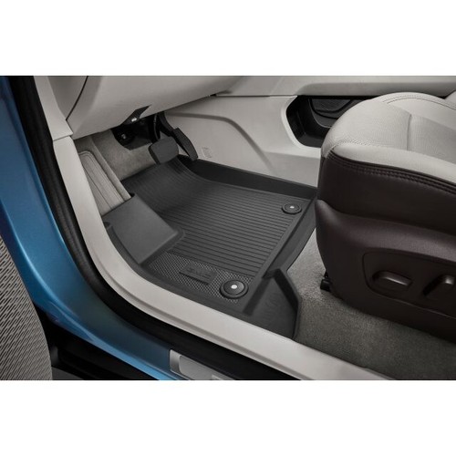 Complete All-Weather Floor Liner Set For 2021-2025 Cadillac Escalade - Black Rubber, 5-Piece, OEM Fit