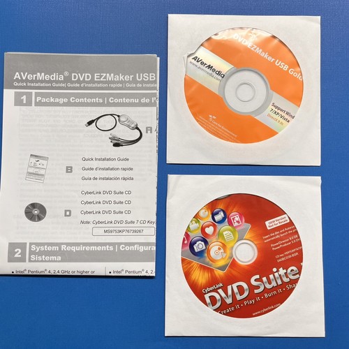 Avermedia Analog USB Video Capture DVD EZMaker USB Gold - Photo 7/10