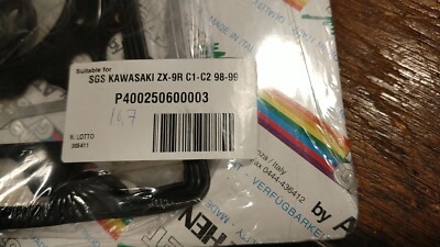 KAWASAKI ZX9R C1 C2 1998 - 99 TOP END GASKET KIT ATHENA