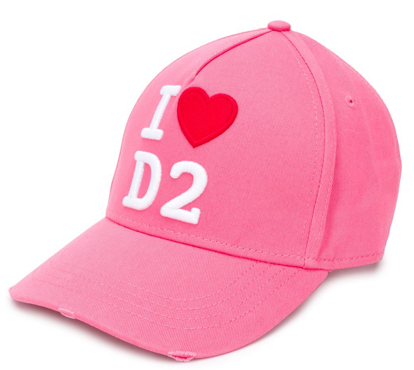 Dsquared2 Iconic I Love D2 Logo Baseball Cap Hat New