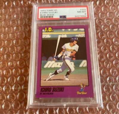 PSA8】1993 TOMY I.D. 102 ICHIRO SUZUKI baseball legend PSA8】1993 TOMY I.D. 102 ICHIRO SUZUKI baseball legend