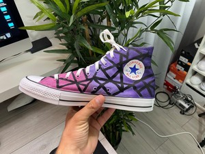 custom converse high tops
