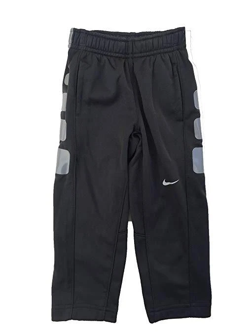 NWT Little Boy s Nike Elite Basketball Therma Fit Pants Size 4 Anthracite Gray