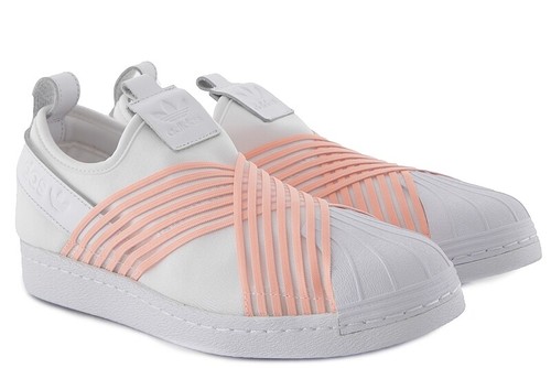 Scarpe adidas - Superstar Slip On W BY2885 Ftwwht/Ftwwht/Cblack - Sneakers  - Scarpe basse - Donna | eschuhe.ch