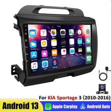For 2010-2016 Kia Sportage Android 13 Carplay Car Stereo Radio WIFI GPS + Camera