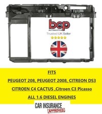 PEUGEOT 2008 1.6 HDI 2012 - 2019  FRONT PANEL RADIATOR SUPPORT 7104AF 9801492280