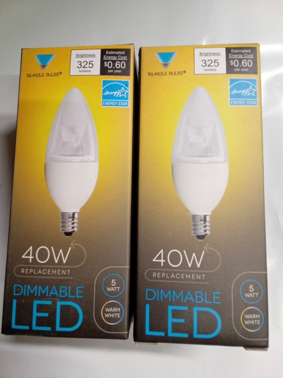 E12 Candelabra Base Dimmable 5 W Led Light Bulbs