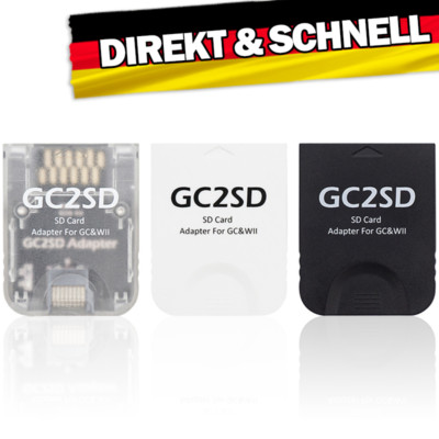 GC2SD SD Memory Card Adapter | Gamecube Wii Swiss Pico-boot Xeno GC NGC Speicher