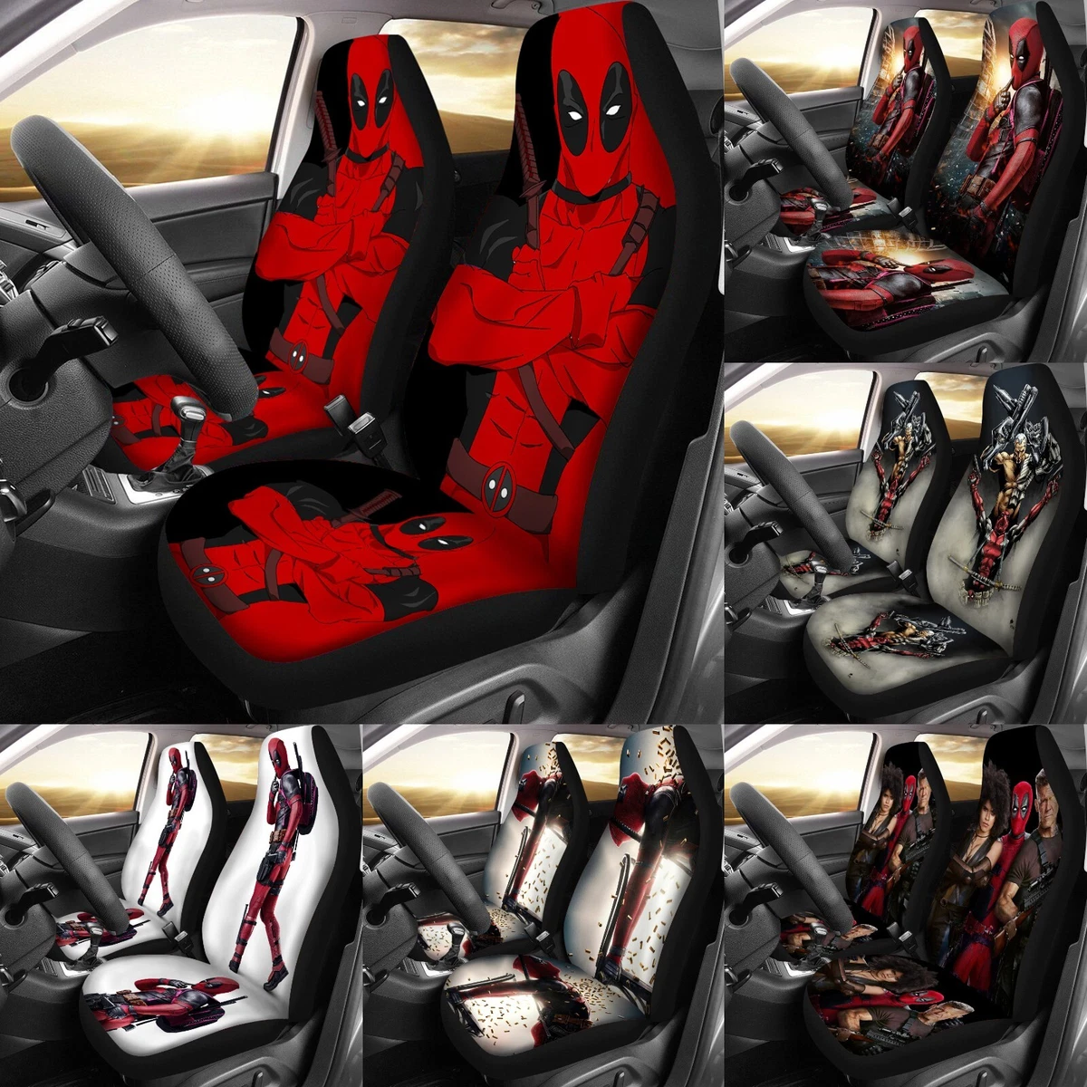Deadpool seat covers cheap