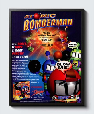Atomic Bomberman PC Glossy Promo Poster Print Unframed G1288