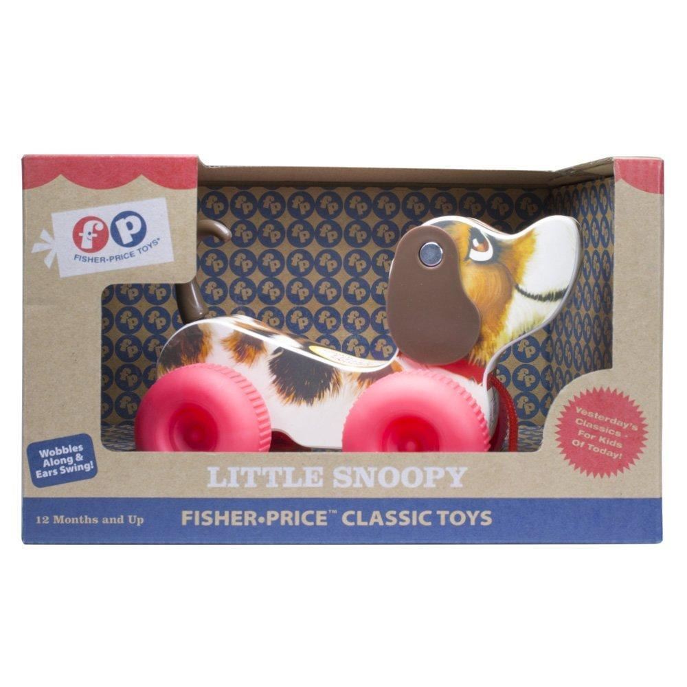 Jouet à Tirer Petit Snoopy Fisher-Price - Chien Qui Aboie Et Bouge, 12 Mois Et Plus, H9447