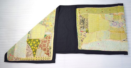 Vintage Asian Unique Table Runner Patchwork Embroidery Home Assent. i17-240 - Picture 2 of 7