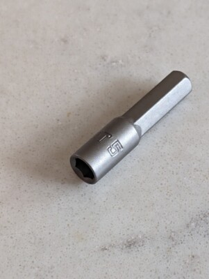 Hart Metric Nut Driver Bit 1/4'' Hex Shank Socket - PICK YOUR SIZE