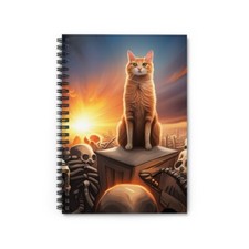 The World Is Yours Kitty - Spiral Notebook - Ruled Line