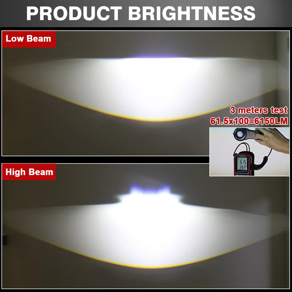 Projetor 3,0"" bi LED luz de neblina Len para Toyota Corolla/Yaris/Suzuki Kizashi - Imagem 2 de 4