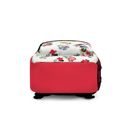 Minnie Mouse Floral Backpack, Disney Backpack, Minnie Mouse Bag, School Backpack