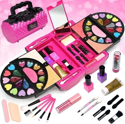 EVACOK Kids makeup sets for girls - 59 PCS make up set for girls Washable Make Up Kit,