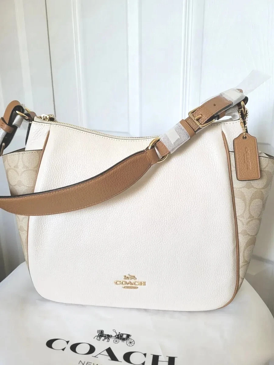 Coach rori shoulder bag in colorblock signature canvas Clearance