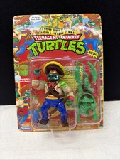 Unpunched 1992 Playmates TMNT Teenage Mutant Ninja Turtles Bandito Bashin' Mike